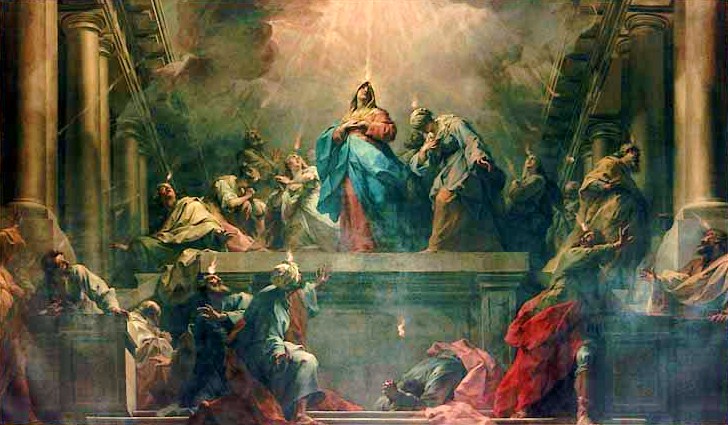 Pentecost Painting of John Restout